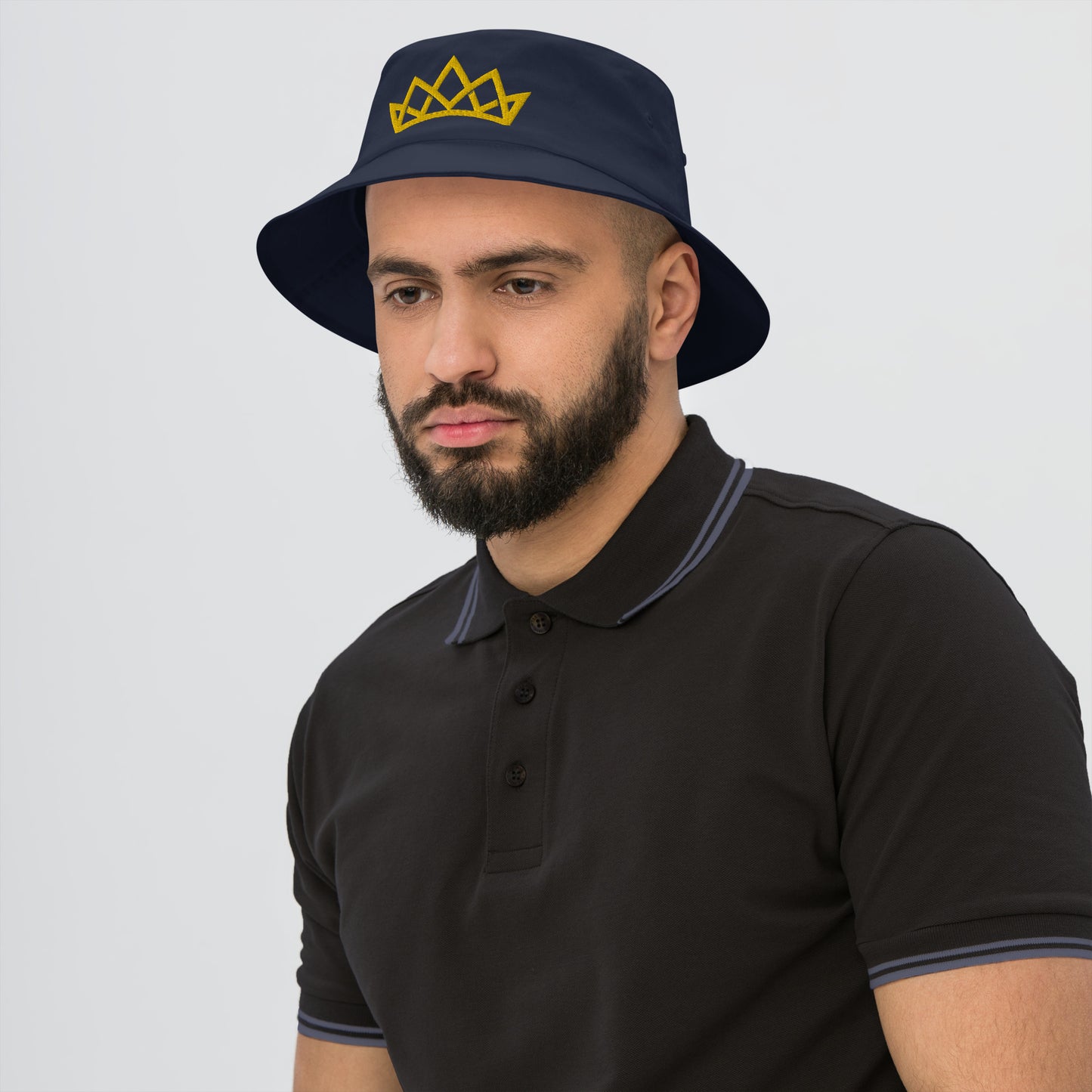 Crown Old School Bucket Hat - Yellow