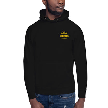 KingKrazey Embroidered Unisex Hoodie - Yellow Logo