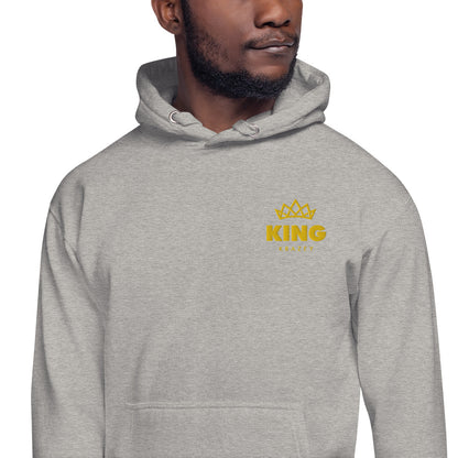 KingKrazey Embroidered Unisex Hoodie - Yellow Logo