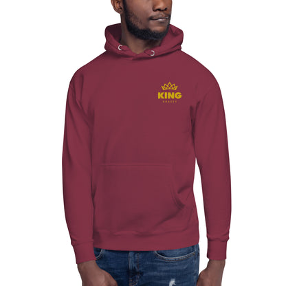 KingKrazey Embroidered Unisex Hoodie - Yellow Logo