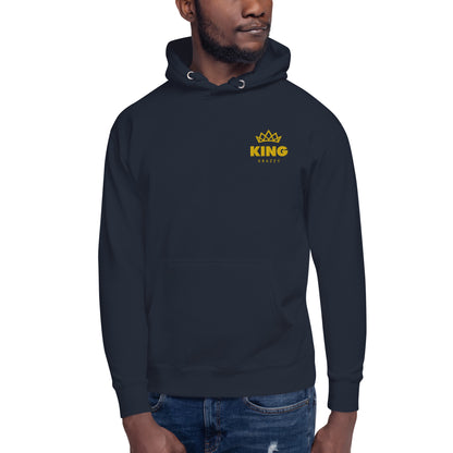 KingKrazey Embroidered Unisex Hoodie - Yellow Logo