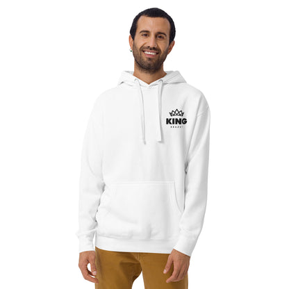 KingKrazey Embroidered Unisex Hoodie - Black Logo