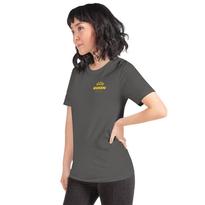 QueenKrazey Unisex t-shirt - Yellow Logo