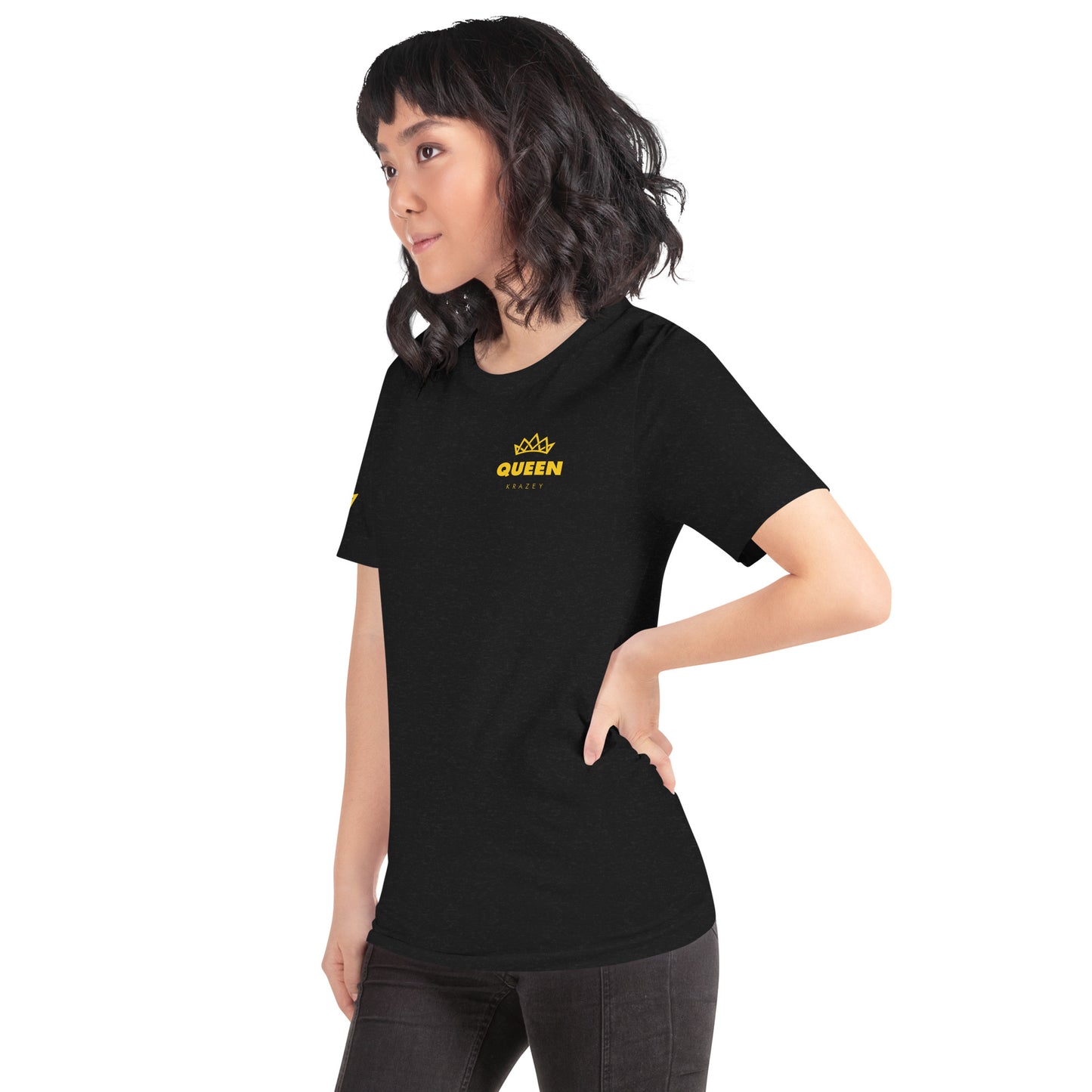 QueenKrazey Unisex t-shirt - Yellow Logo