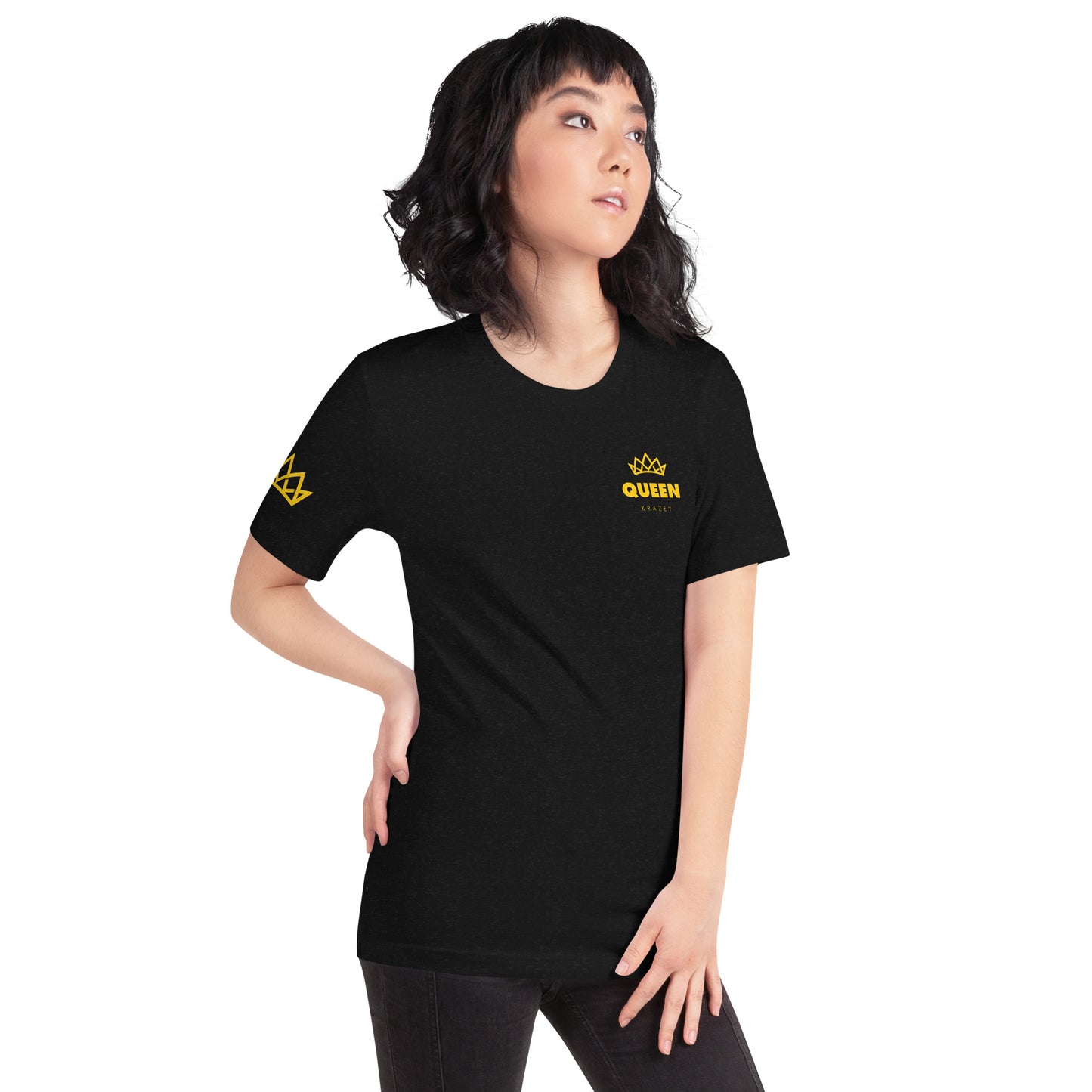 QueenKrazey Unisex t-shirt - Yellow Logo