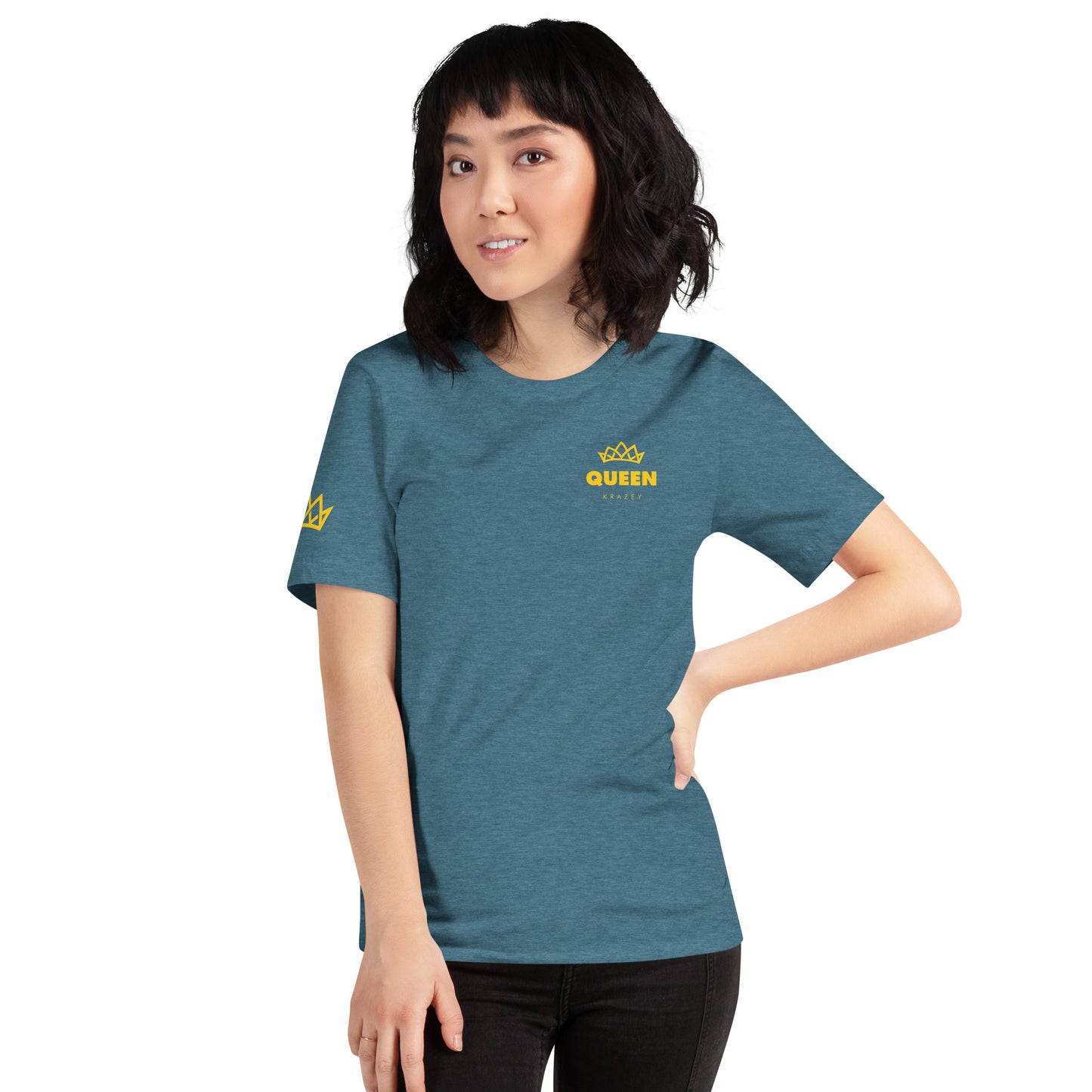 QueenKrazey Unisex t-shirt - Yellow Logo