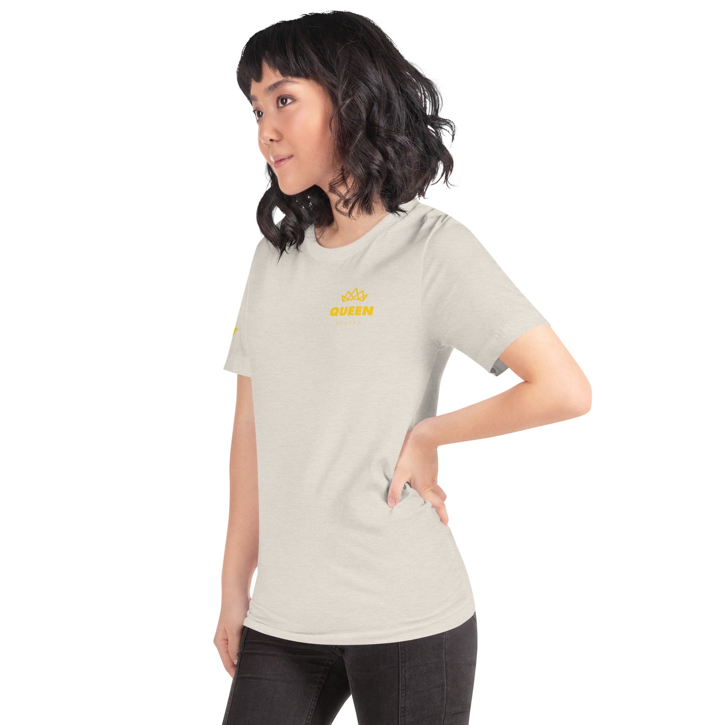 QueenKrazey Unisex t-shirt - Yellow Logo