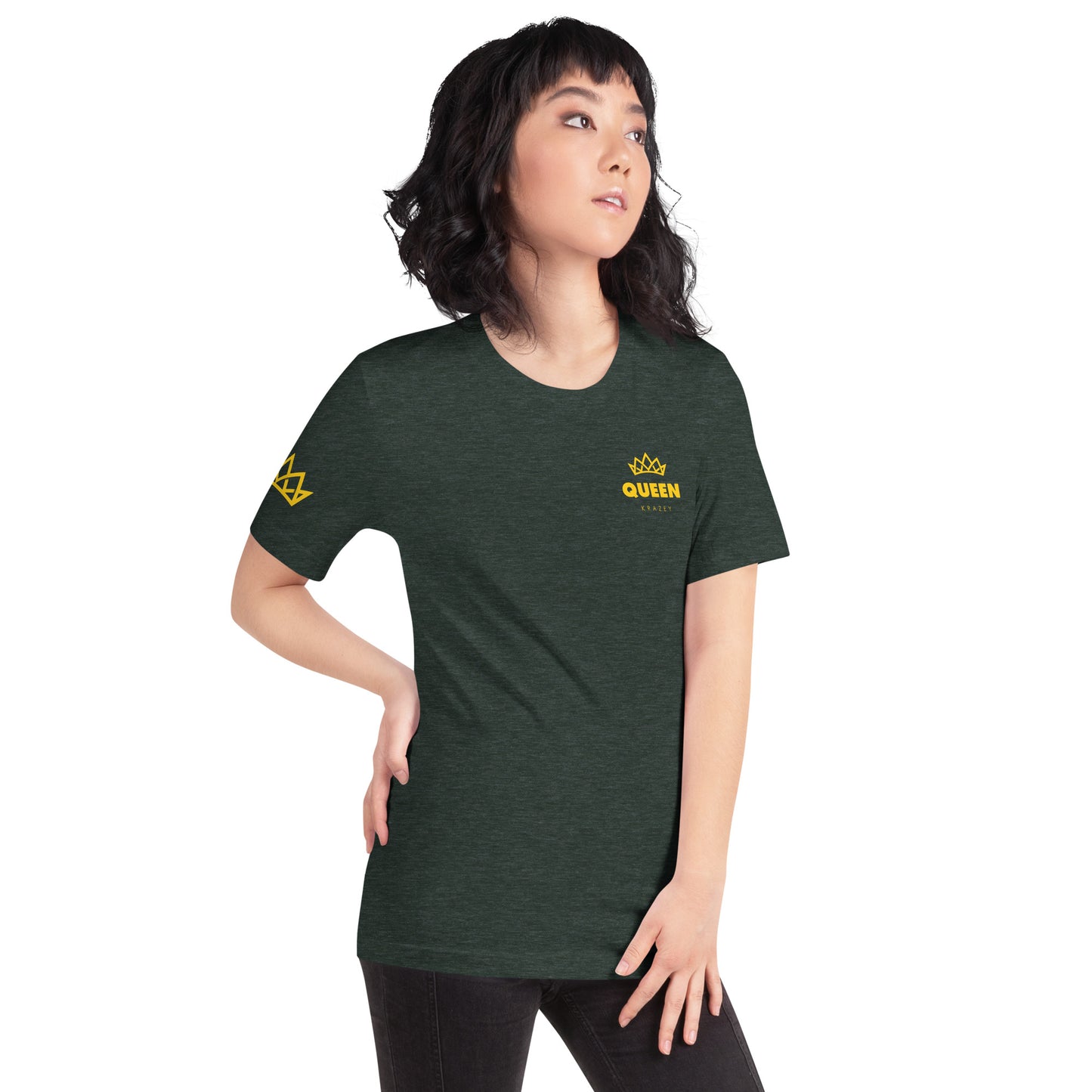 QueenKrazey Unisex t-shirt - Yellow Logo