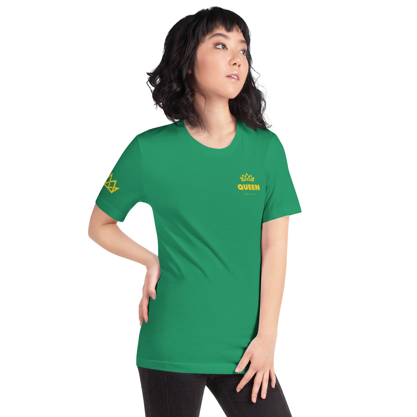 QueenKrazey Unisex t-shirt - Yellow Logo