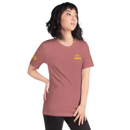 QueenKrazey Unisex t-shirt - Yellow Logo